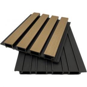 26-219 mm Outdoor Exterior WPC Wood Plastic Composite Co-extruded Fluted Wall Cladding Panel